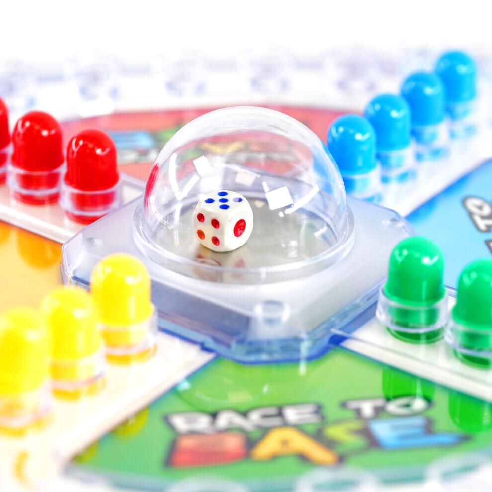 The Magic Toy Shop Board Game Race To Base Dice Family Kids Party Fun Toys Travel Ludo Xmas Gift