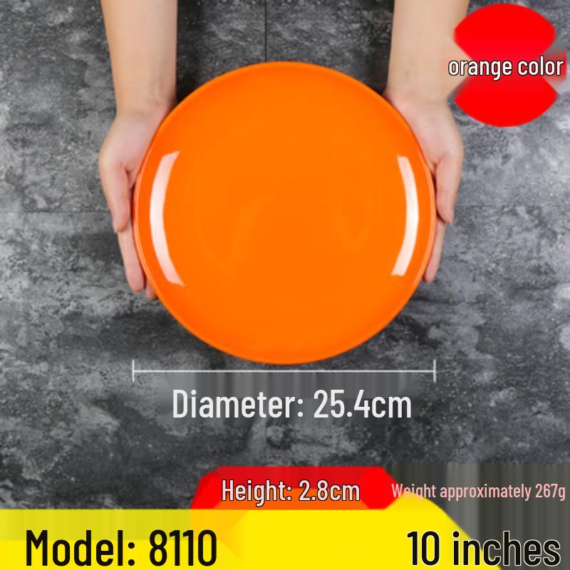 Коммерческая меламиновая круглая обеденная тарелка