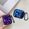 Hülle Für Airpods 3 Pro2 Pro Pro3 2 4 1 Kopfhörerhüllen Abdeckung Lila Wirbel Abstrakt Kunstpapier