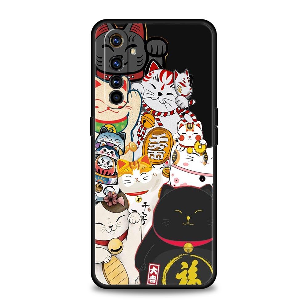 

Soft TPU Case For Realme C67 C63 C55 C53 C25 C21 10 11 12 13 GT 2 3 5 Pro Plus 5G Shockproof Phone Cover Animal Cat Tattoo Bags Realme GT5