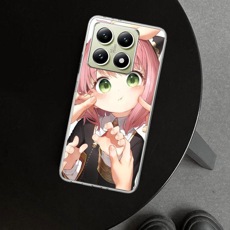 Anime S-Spy Family Anya Phone Case Cover for Xiaomi Redmi Note 15 14 13 12 11 Pro Plus 14S 12S 11S 11T 11E 10S 10 Customized Fun