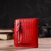 Small Size Lacquered Women's Wallet Made of Natural Textured Leather CANPELLINI 21800 Red