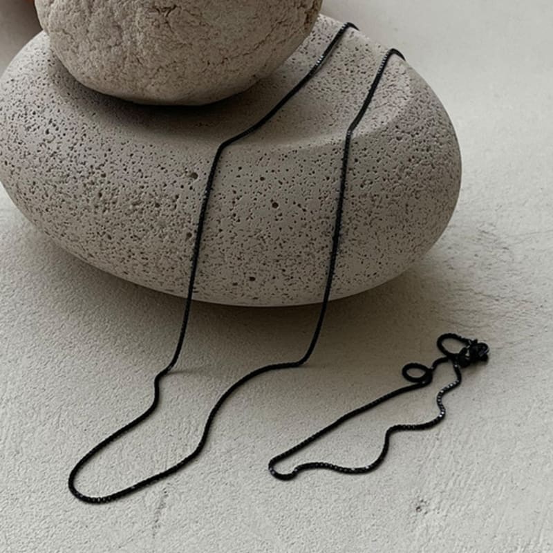 

Retro finger Black Box (2 option)_SB234,SN344 SN344_Black Box Necklace 38cm