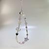 Y2K Silver Phone Lanyard Sweet Girl Beads Phone Chain Cell Phone Strap  Bracelet Keychain