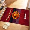 Manchester Personalized Text Carpet Perfect for Foyer Hallway Game Room Living Rooms Antislip Carpet Anime Office Decor