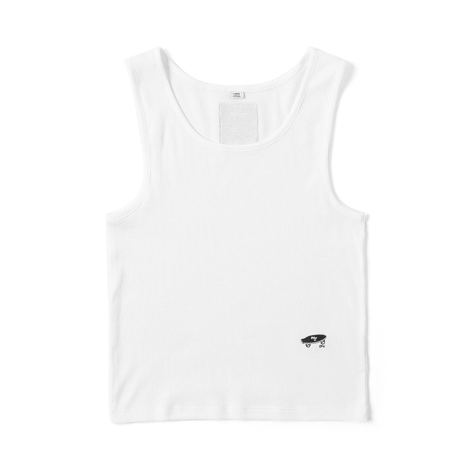 

Vans X Homme Girls X Otw Collaboration Casual Comfortable Soft Versatile Tank Top Women tops White VN000K8JWHT XL