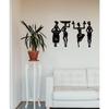 Women 4 Pcs Wall Decor Art, Hall Decoration Items for Living Room, Office, Drawing Room, Bedroom ( Black)