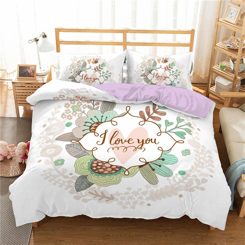Comforter Cartoon Rabbit Cute Animal Bunny Bedding Set Twin King For Kids Girl Child Kawaii Room Decor