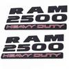 Black Side Emblem Sticker for Dodge RAM 1500/2500/3500 Heavy Duty Fenders