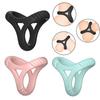 3 Holes Penis Cock Ring Sex Toys For Man Delay Ejaculation Erection Dick Enlarger Reusable Semen Stretcher Massager Cock Rings
