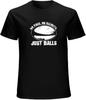 No Pads No Helmets Just Balls Rugby Rugga Men T Shirt Casual Cotton
