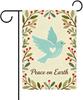Vibrant Peace On Earth Garden Ag 12x18 Inch, Double Sided Outdoor Sign for Home Farmhouse Yard Decoration IIX WZZ