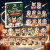 Interactive Unboxing Games 2026 Corgi Christmas Advent Calendar 24 Days Acrylic Dog Ornaments Countdown 2D Holiday Ritual Pendants for Xmas