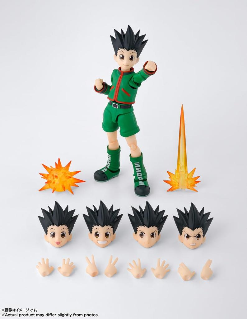 TAMASHII NATIONS S.H.Figuarts HUNTER×HUNTER Gon, approximately 135mm, PVC & ABS painted action figure