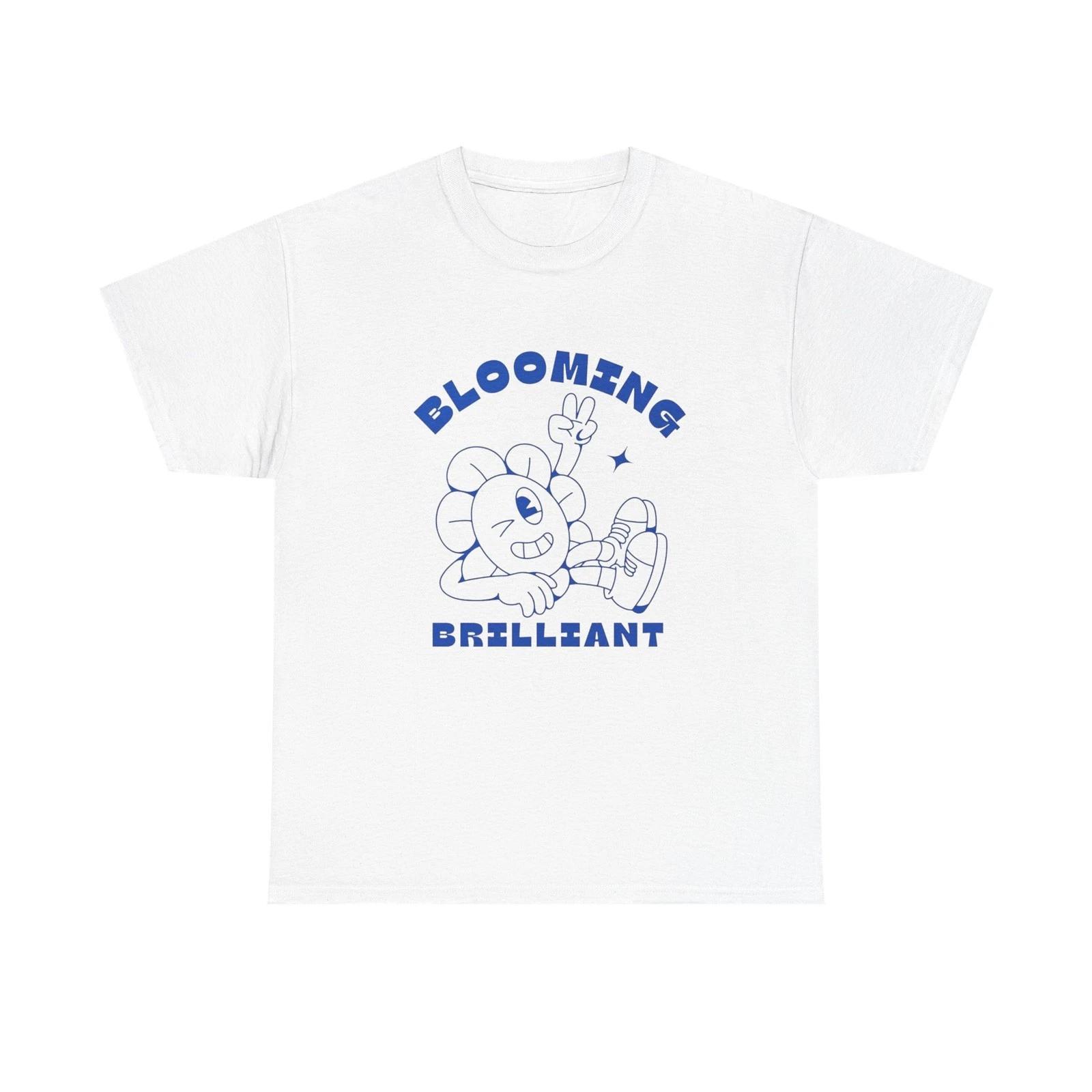 

Blooming Brilliant Flowers Graphic T Shirt Unisex Heavy Cotton Tee 4XL