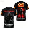 Men T-Shirt Rock Band Ozzy Osbourne 3D Print T Shirt Tops Women's Large Size Tops Tees Summer T-Shirt Kids Clothes Album 2025 Ne