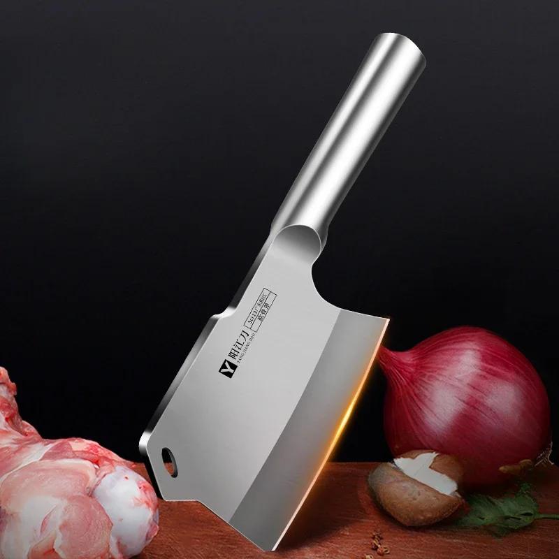 All Steel Axe Knife for Cutting Bone, Chopping Knife Home Chopping Big Bone Knife Butcher Commercial Butcher Butcher Knife