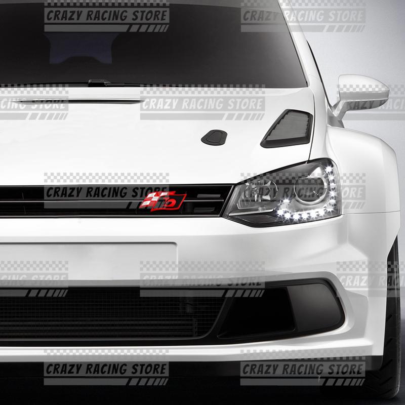 Car Badges HSV Racing Flag Trunk Emblem Metal Stickers Body Decals Letter Grille Decor For Holden HSV Astra Commodore GTS R8