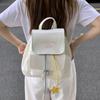 Top Handle Students Cute Schoolbag Daypack Y2k Shoulder Bag Casual Drawstring PU Backpack  Travel