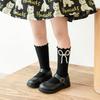 Girls' Ruffled Cotton Socks with Pearls and Bows
