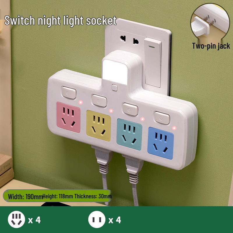 Pure Copper Multi-Function USB Power Strip with Wireless Plug Board