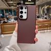 Applicable to Samsung S11ultra metal lens ring mobile phone case S11 solid color skin feeling PC matte S11 hard protective case