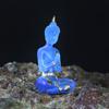 Imitation Sitting Buddha Statue Transparent Mini Buddhism Ornament  Living Room