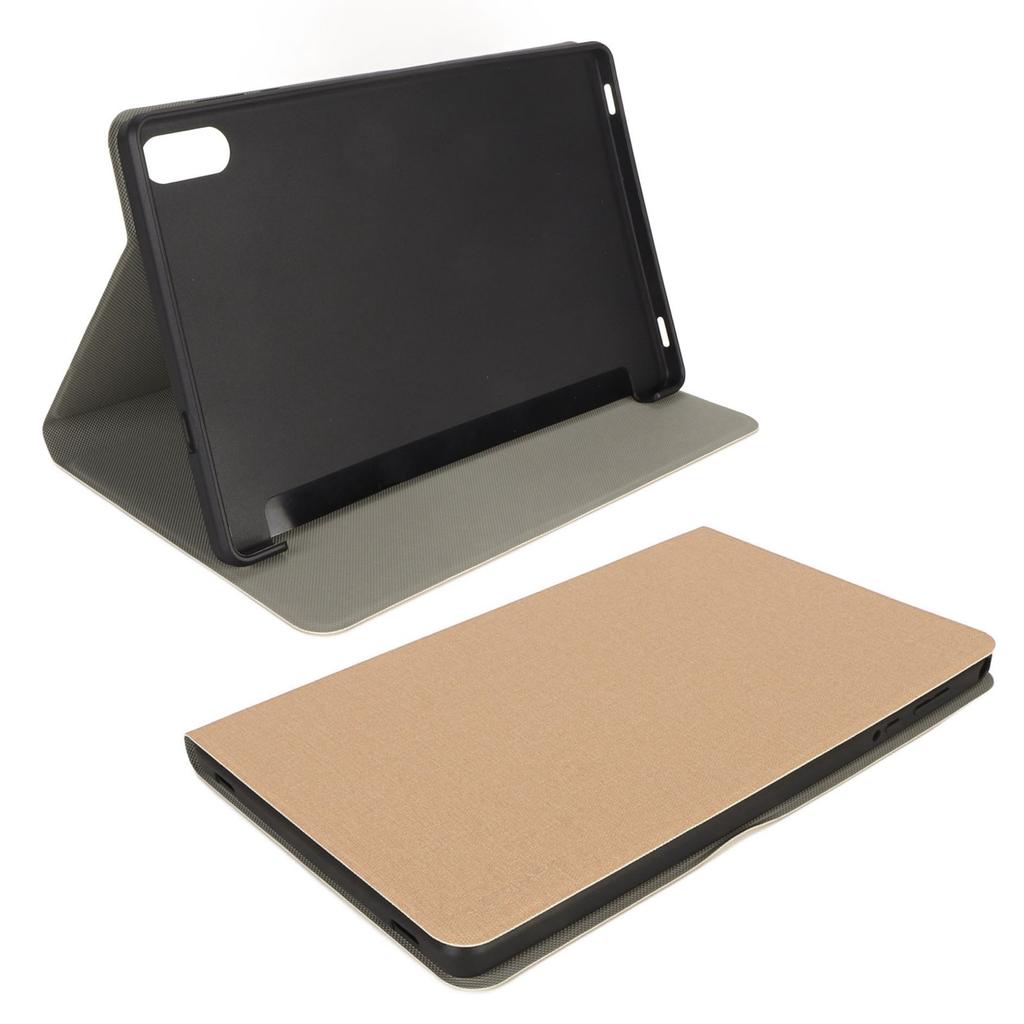 Tablet Case Shockproof Scratch Resistant PU Leather Tablet Protective Cover with Stand for Teclast P26T Gold