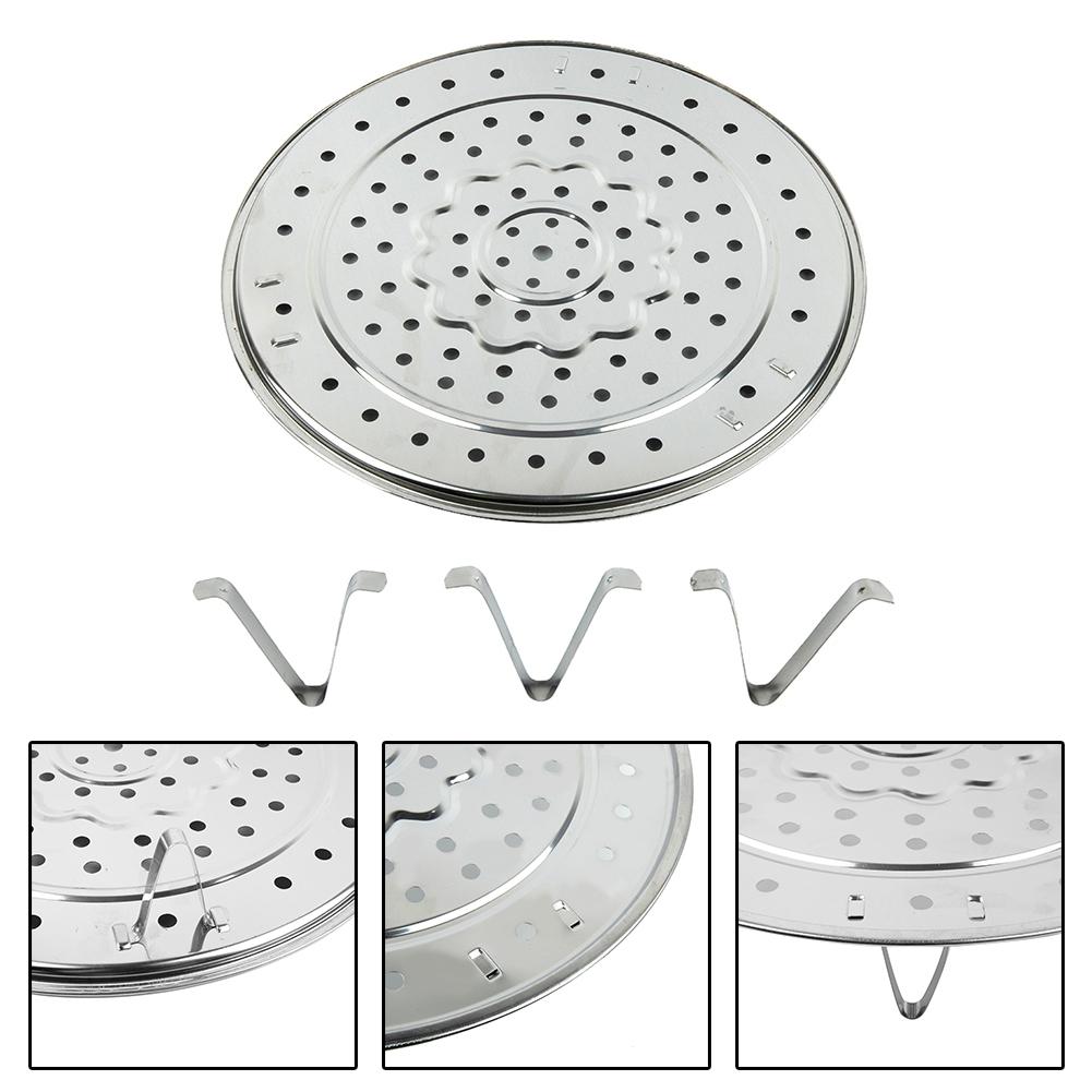 18-30cm Steaming Rack Rack Round Type Silver Stainless Steel