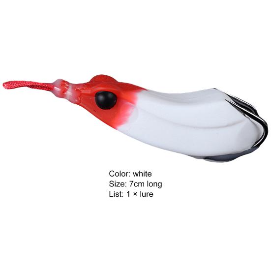 Lure Bait Double Hooks Jigging Wobblers Wear-resistant Simulation Soft Prevent Escape 17g 7cm