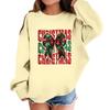 Children's Fashionable Casual Long-sleeved Loose Christmas Print Pullover Sweatshirt