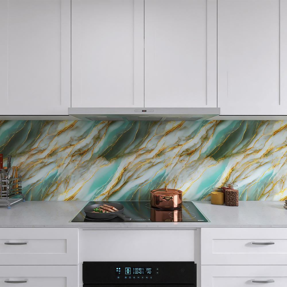 Marble Decoration Self-adhesive Wall Stickers Moisture-proof Waterproof Mold Proof High Temperature Resistant Kitchen Wallpaper