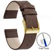 Originální kožený řemínek na hodinky 12/14/16/18/20/22 mm Minimalistický Plochý Tenký Elegantní Řemínek na hodinky Měkký Náramek na zápěstí