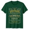 Made In 1953 Unisexs T Shirt 73rd Birthday Gift Aged To Perfection