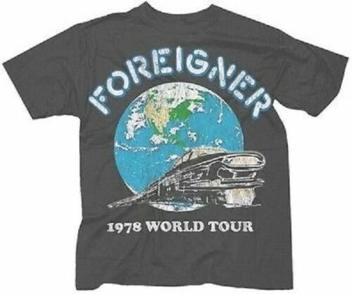 FOREIGNER T-Shirt 1978 World Tour Tee New S-2XL M