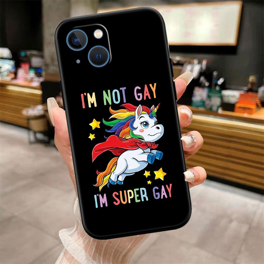 IK21 Cartoon Unicorn Phone Case for OPPO A40 A60 A80 A15 A16 A16K A12 A17 A17K A54 A54S A53 A53S A55 A56 A57 A98 F23