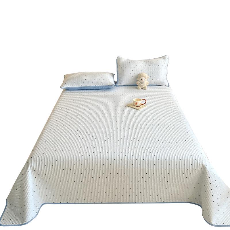 Washable Quilted Cotton Bedspread Set - Single, Printed, Thickened, All-Season Use