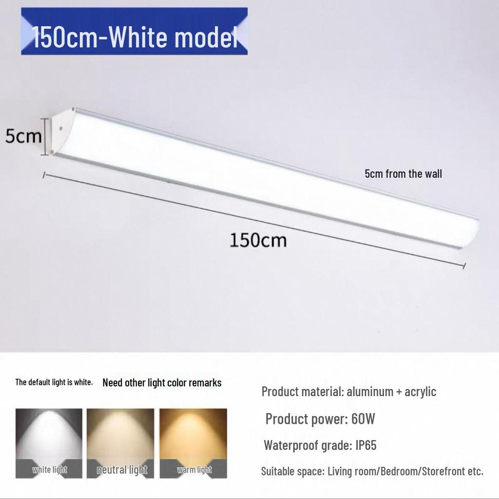 Waterproof LED Outdoor Wall Light for Balcony, Terrace, or Entrance 