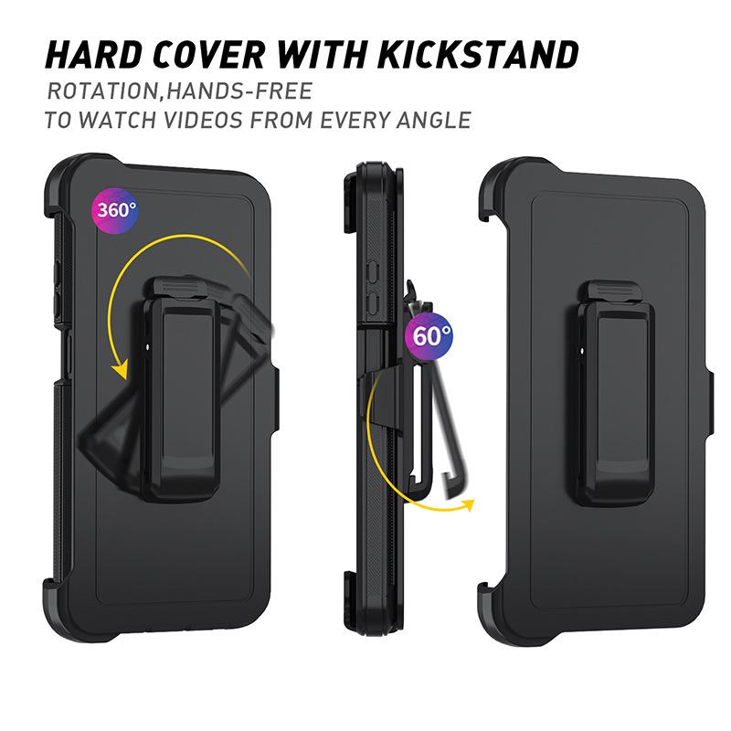 Moto G Power 5G 2024 Drop-Proof Protective Case, Three-in-One Design, Cross-Border Compatible.