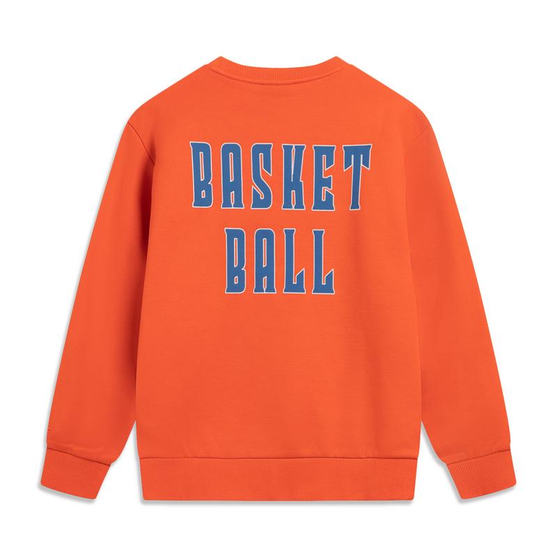 Li Ning Grade School Sweatshirts Crew Neck Moderate YWDV243-4