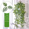 105cm 5 Forks Artificial Vines Plants Outdoor Plastic Creeper Green Ivy Wall Hanging Plants Branch For Home Garden Wedding Decor
