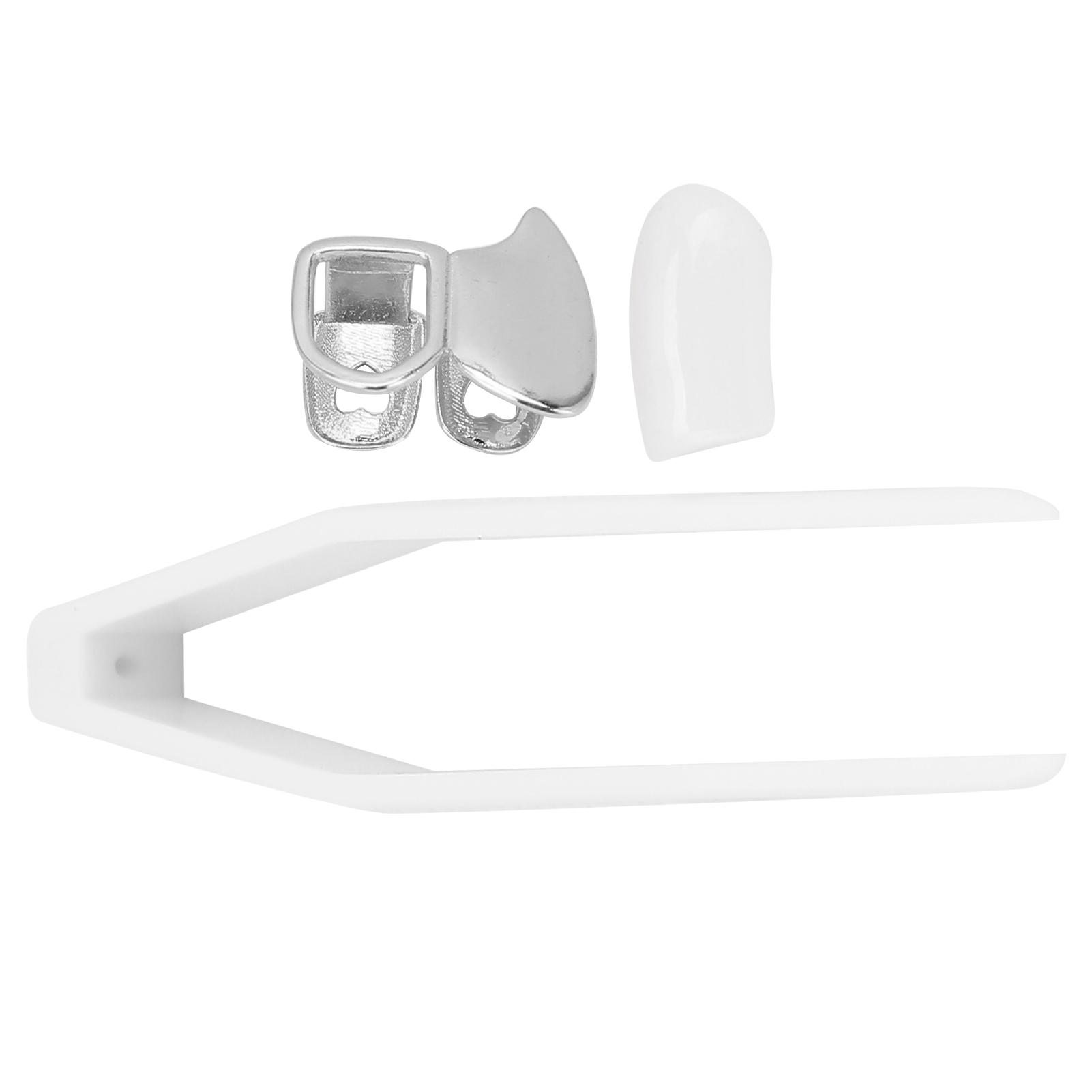 Fashionable Brass Hollow Hip Hop False Tooth Halloween Festival Hip Hop Tooth Decoration