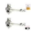 EDP946-1 2 Pieces Rear Left AND Right Door Catch Hinge Brake Stop Check Strap Limiter for Citroen C3 MK2 SC A51 2009-2016 9181Q5