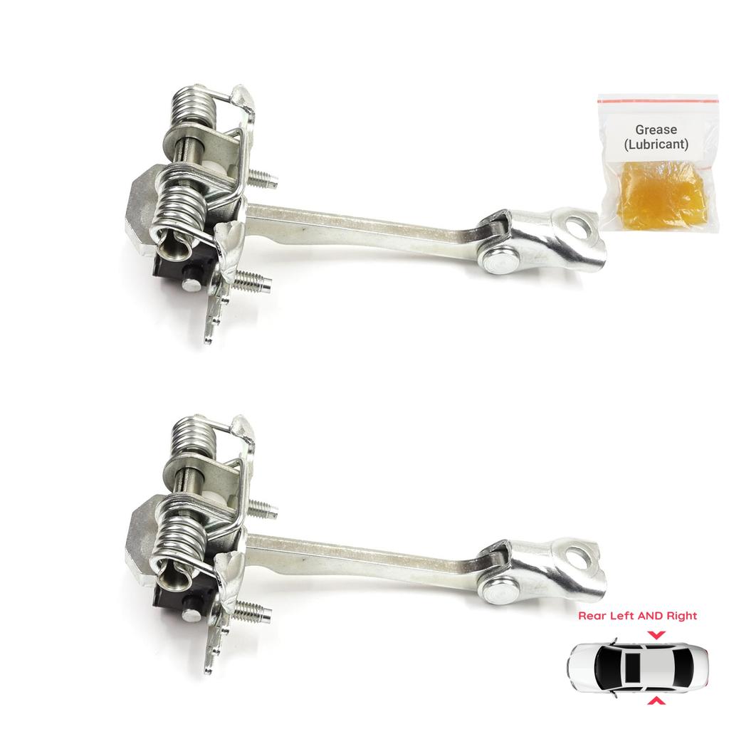 EDP946-1 2 Pieces Rear Left AND Right Door Catch Hinge Brake Stop Check Strap Limiter for Citroen C3 MK2 SC A51 2009-2016 9181Q5