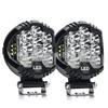 50W 5-Inch LED Round Work Light: Triple-Sided Spotlight for Wrangler, Pickup, & Off-Road Vehicle Bumper Modifications