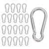 Itisyou Stainless Steel Spring Hooks Carabiner Hooks 6cm Pack of 20