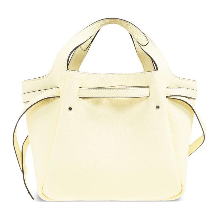 Tory Burch Tote Bag Shopping Bag Handbag Women tote Silver Lemon-Yellow 164866-700