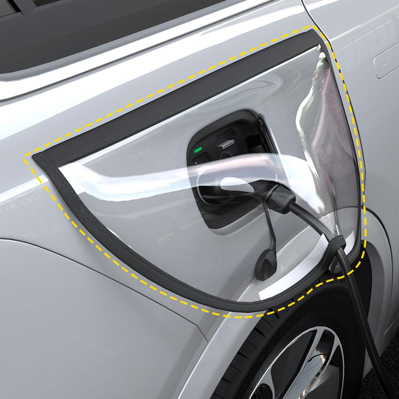 

LI AUTO L6/L7/L8/L9/MEGA Car Charging Rain Cover Waterproof New Energy Protection Equipment Modification adsorption 1 PCS