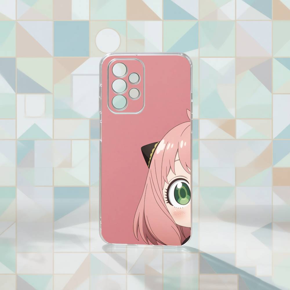Spy Family Anya Phone Case For Samsung S25,S24,S21,S22,S23,S30,Ultra,S20,Plus,Fe Transparent Cover