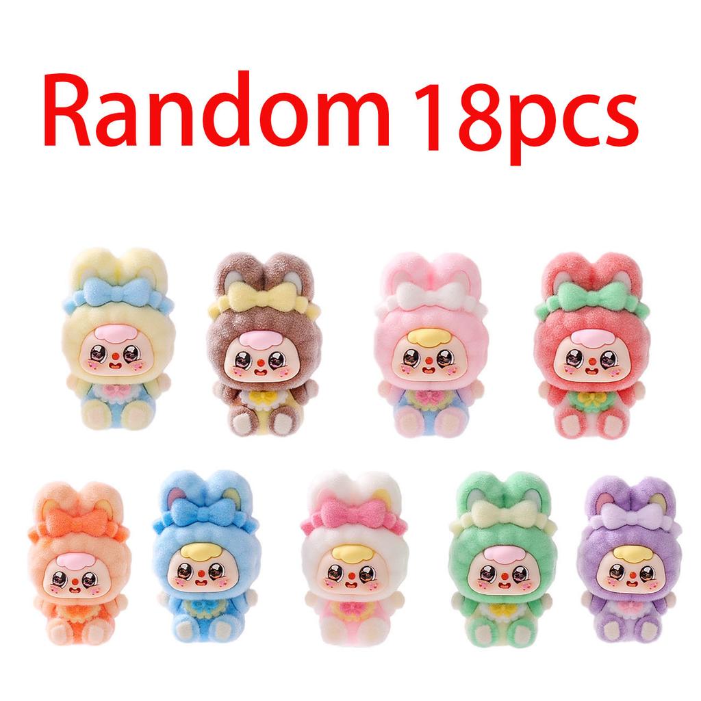 New Butterfly Knot Rabbit Plush Cute Doll Toys, Diy Blind Box Accessories Car Desktop Small Ornament Halloween Christmas Gifts